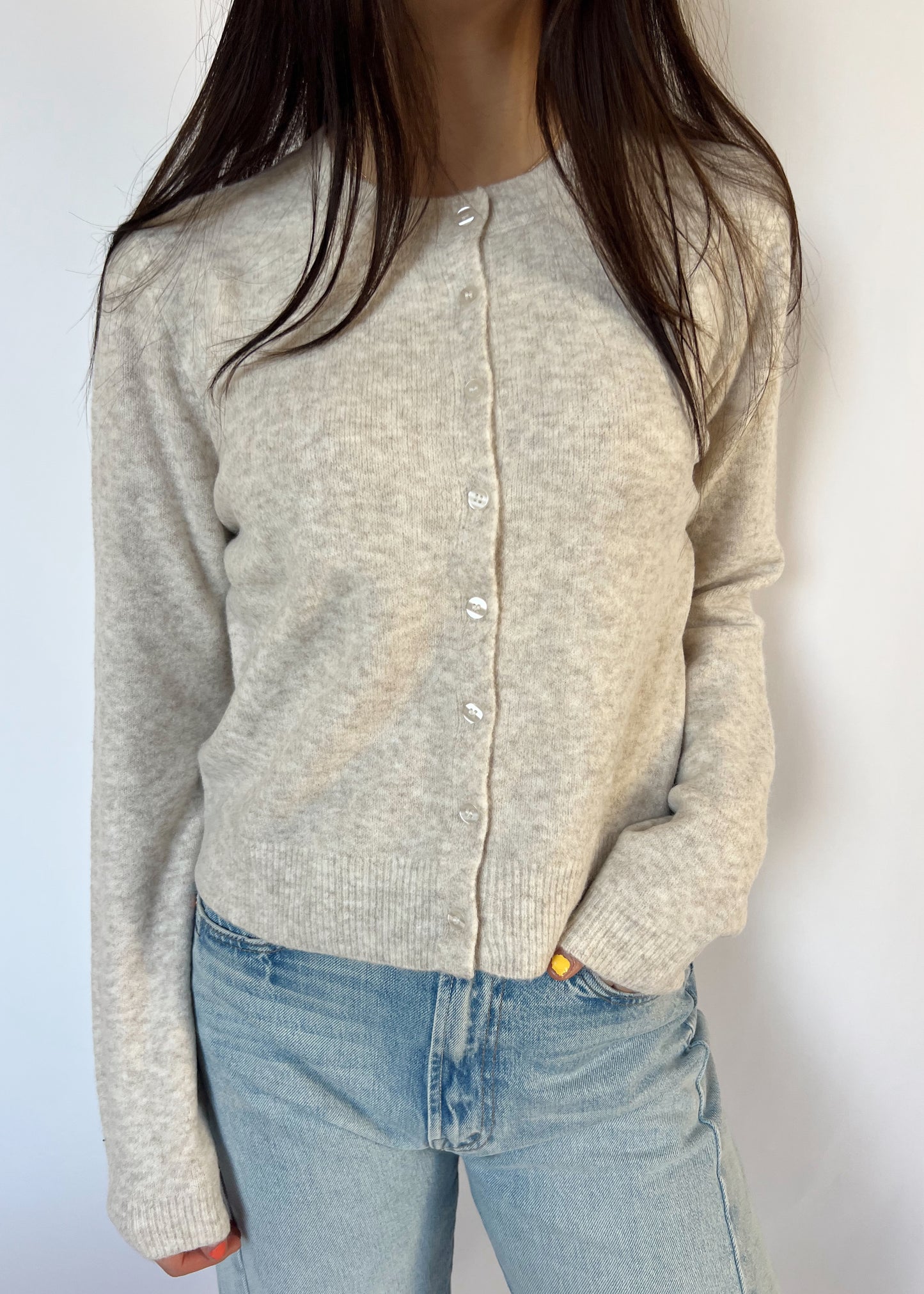 Z Supply Medina Cardigan - LIGHT OATMEAL