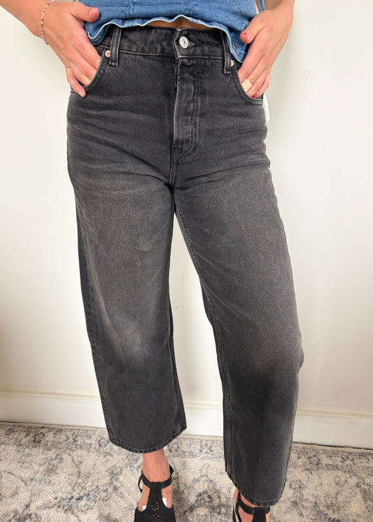 Free People Deep Trance Dropped Boyfriend Jean - HYPNOSIS