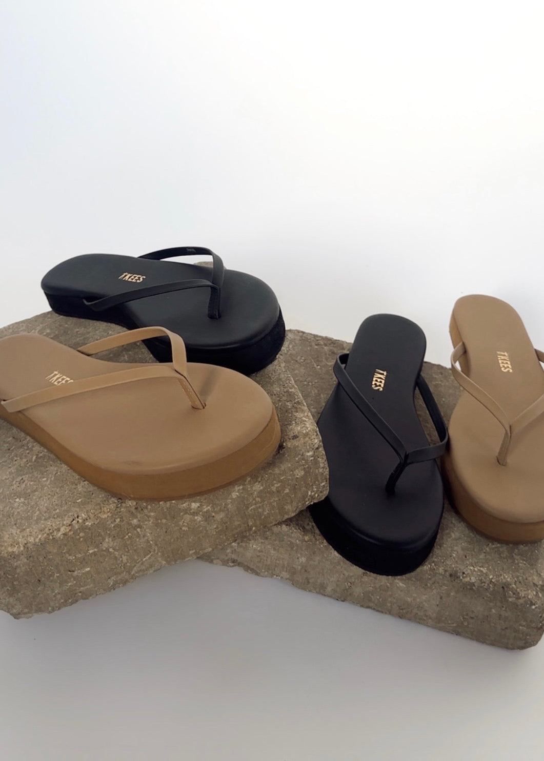 TKEES Platform Lily Sandal - COCOBUTTER – Thr3e Clothing