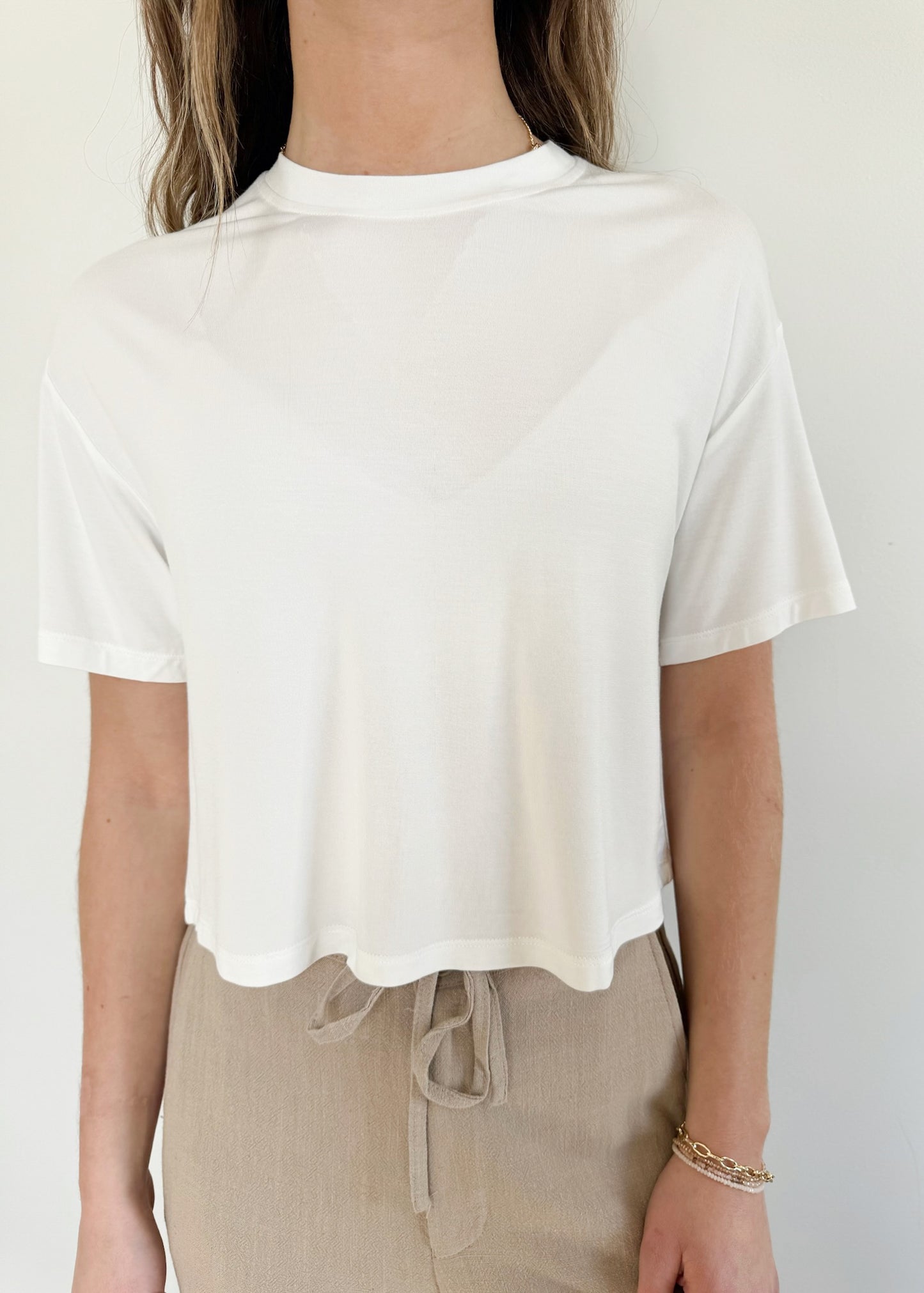 Gentle Fawn Logan Tee - WHITE