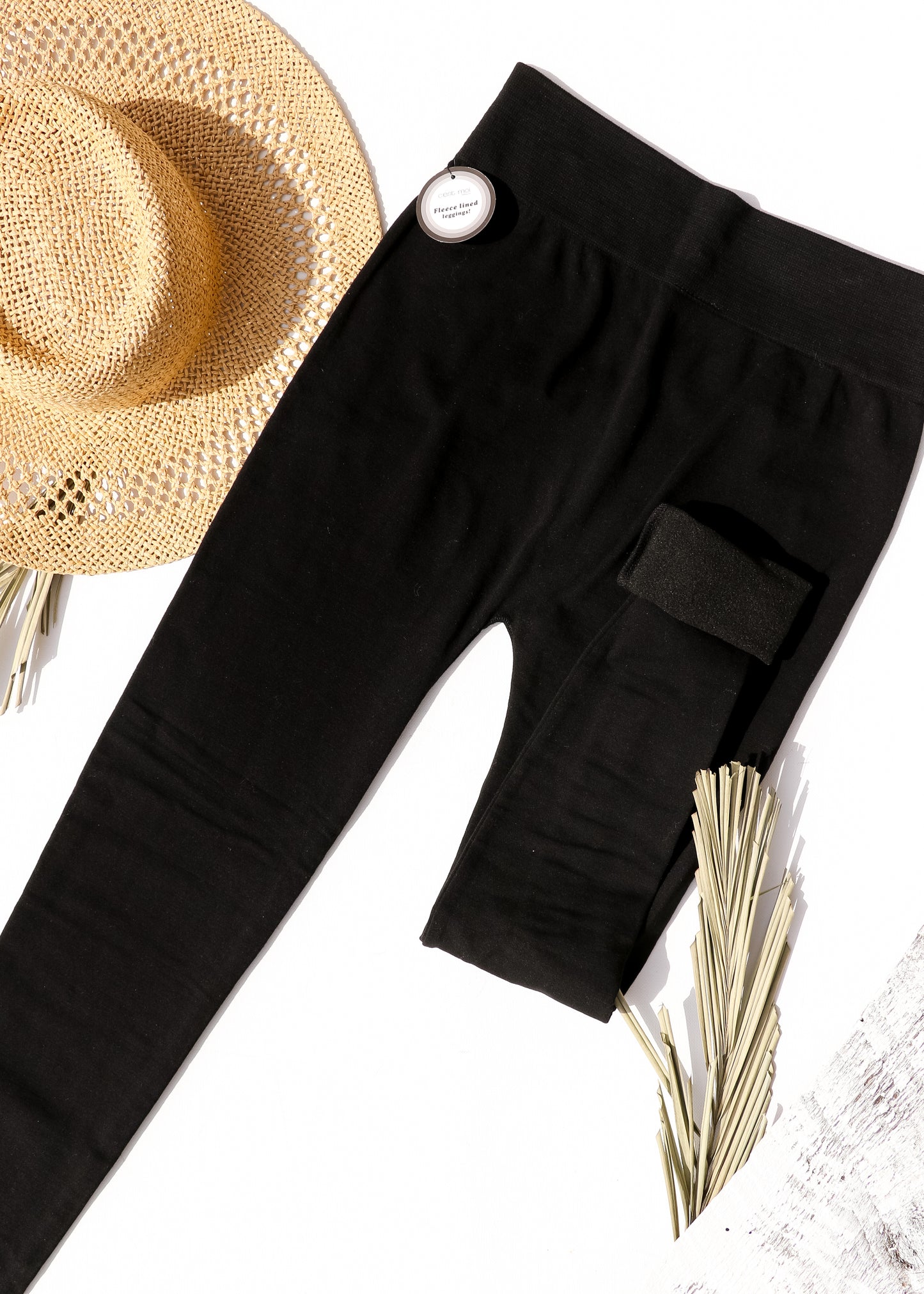 C'est Moi Bamboo Fleece Lined Leggings - Thr3e Clothing