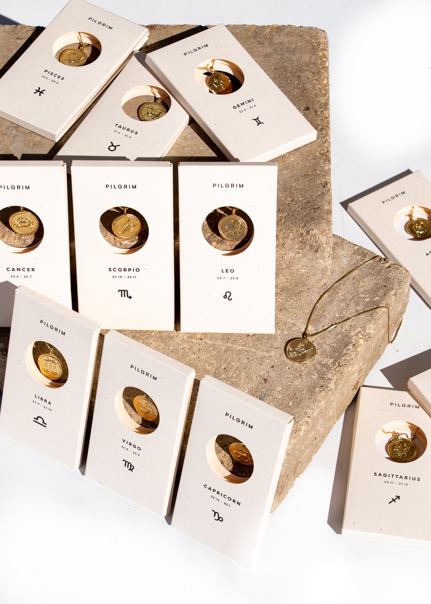 Pilgrim Horoscope Necklace