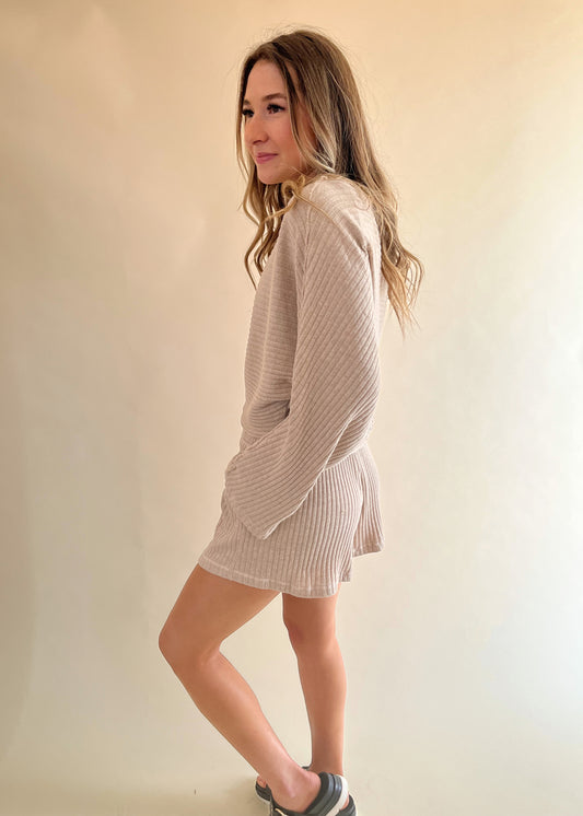 Project Social Throw It On Ribbed Short